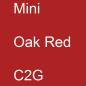 Preview: Mini, Oak Red, C2G.